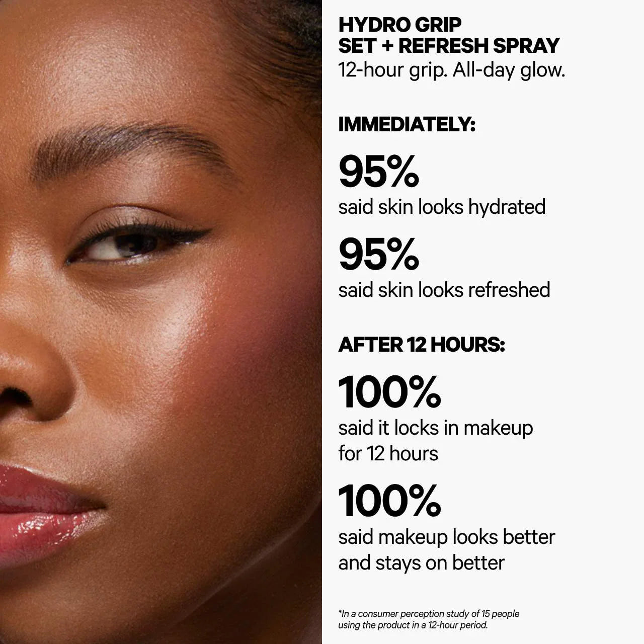 Hydro Grip Dewy Long-Lasting Setting Spray With Hyaluronic Acid + Niacinamide