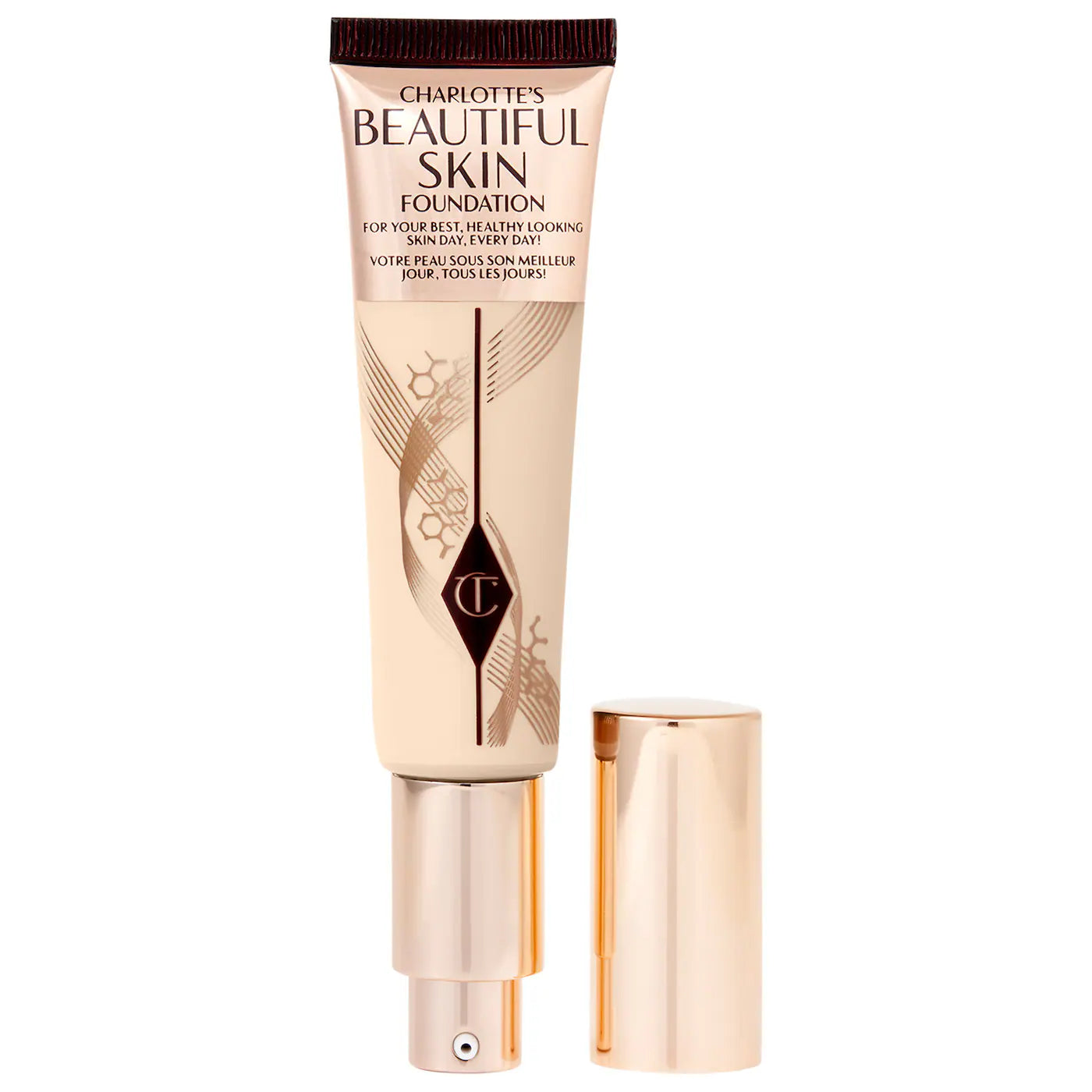 Beautiful Skin Medium Coverage Liquid Foundation with Hyaluronic Acid