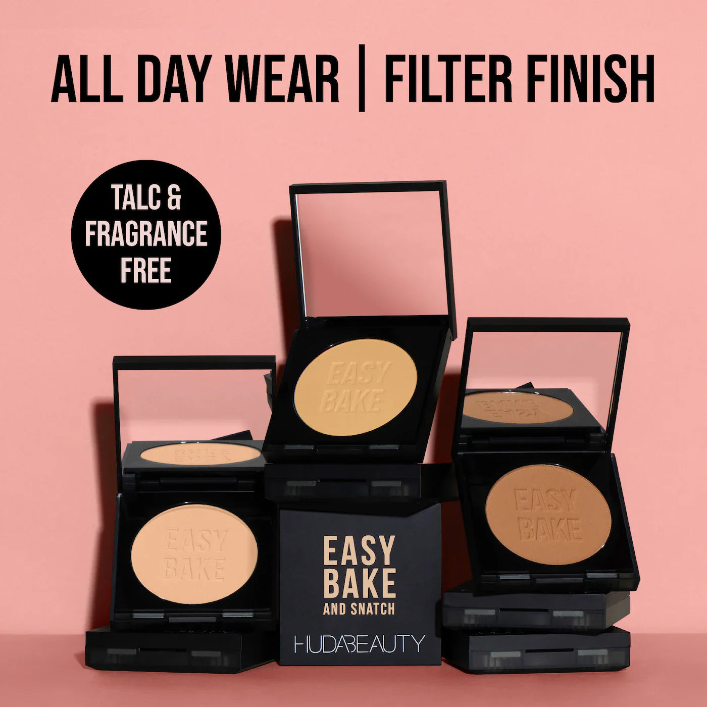 Easy Bake and Snatch Pressed Talc-Free Brightening and Setting Powder