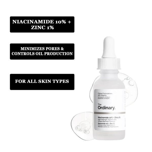 The Ordinary Niacinamide Serum 10% + Zinc 1% Supersize Serum | Best Quality Serum 30ML